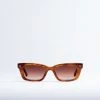 Machete Ruby Sunglasses In Dark Tortoise Stripe