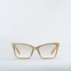 Machete Sally - Optical Blue Light Frames In Alabaster