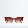 Machete Eyewear Sally Sunglasses In Dark Tortoise Stripe