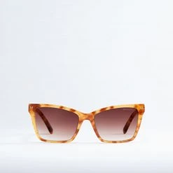 Machete Eyewear Sally Sunglasses In Light Tortoise Stripe